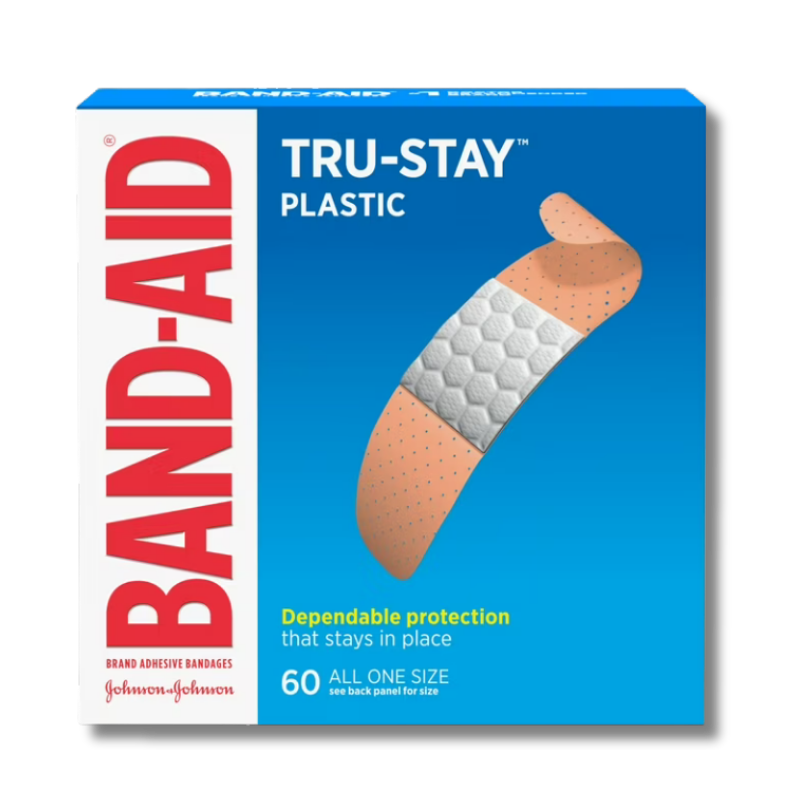 BAND-AID BANDAGE 60 CT PLASTIC [451042]