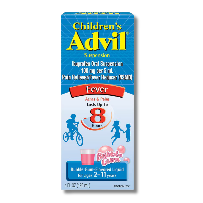 ADVIL 4 OZ CHILDERN SUSPENSION BUBBLE GUM [07300]