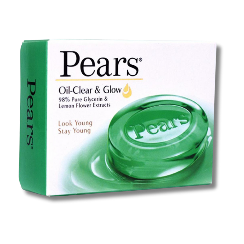 PEARS BAR SOAP 125 G / 4.4 OZ GREEN (OIL CLEAR) [08586]