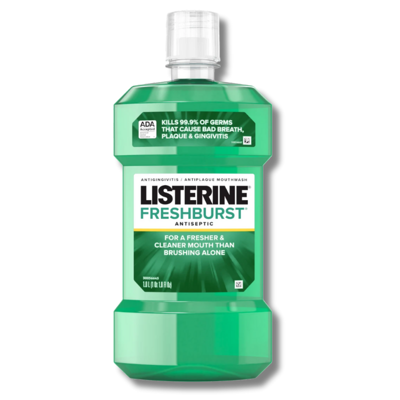 LISTERINE MOUTHWASH (USA) 1 L FRESH BURST [28354]