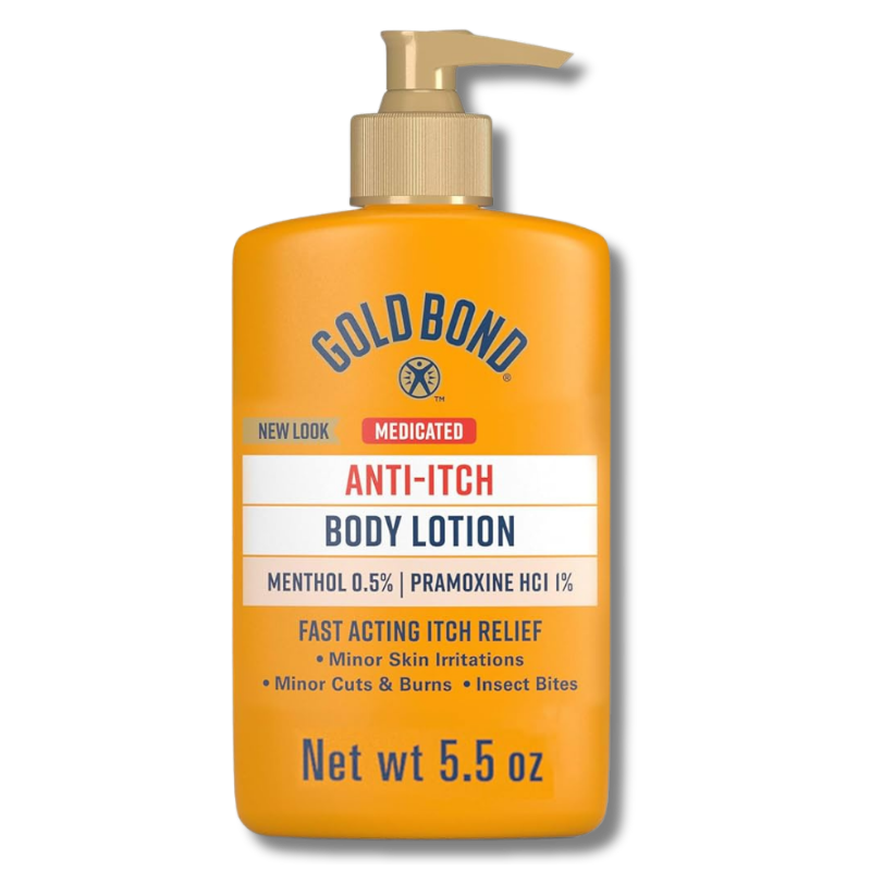 GOLD BOND MEDICATED BODY LOTION 5.5 OZ ANTI-ITCH WITH PUMP [50606]