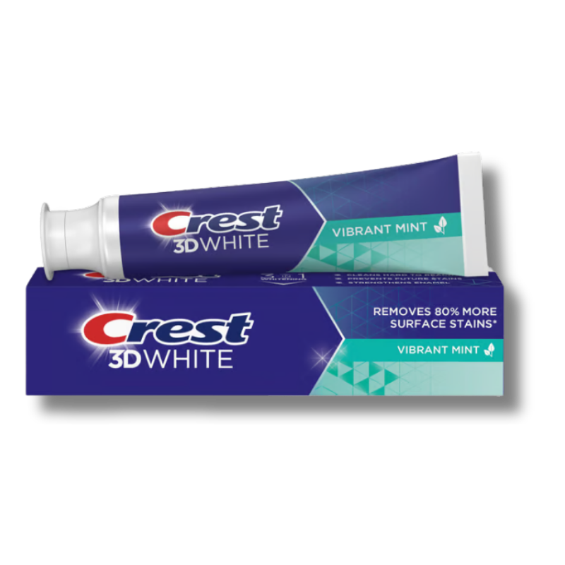 CREST TOOTHPASTE 2.3 OZ 3D WHITE VIBRANT MINT [53867]