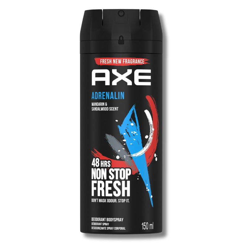 AXE DEODORANT SPRAY (SA) 150 ML ADRENALIN [64652]