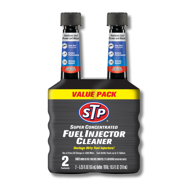 STP ADDITIVES 5.25 OZ 2 PK SUPER CONCENTRATED FUEL INJECTOR CLEANER [184029]