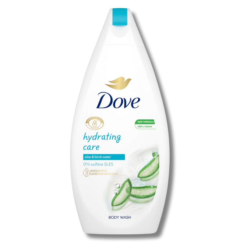 DOVE BODY WASH 250 ML / 8.45 OZ  HYDRA CARE ALOE & BIRCH WATE [929038]