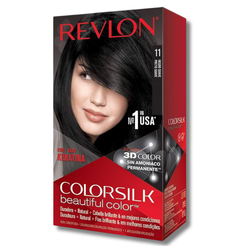 COLOR SILK HAIR COLOR 1 PK #11 SOFT BLACK [95110]